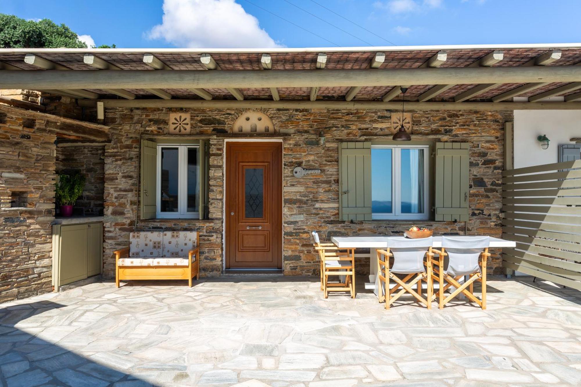 Andrea's Tinos House Ayios Sostis Exterior foto